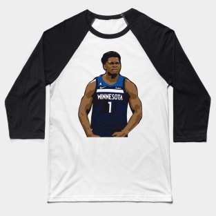 Anthony Edwards - basketball nba minnesota timberwolves minnesota timberwolves basketball playerkarl anthony towns sports ball basketball designs basketball lover basketball gift basketball fan gift idea basketball basketball basketball Baseball T-Shirt